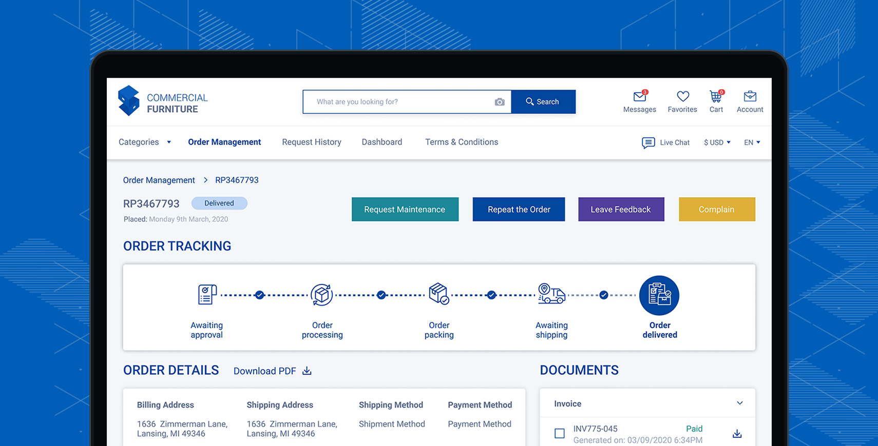 HR portal interface for employee records, hiring, and workforce management.