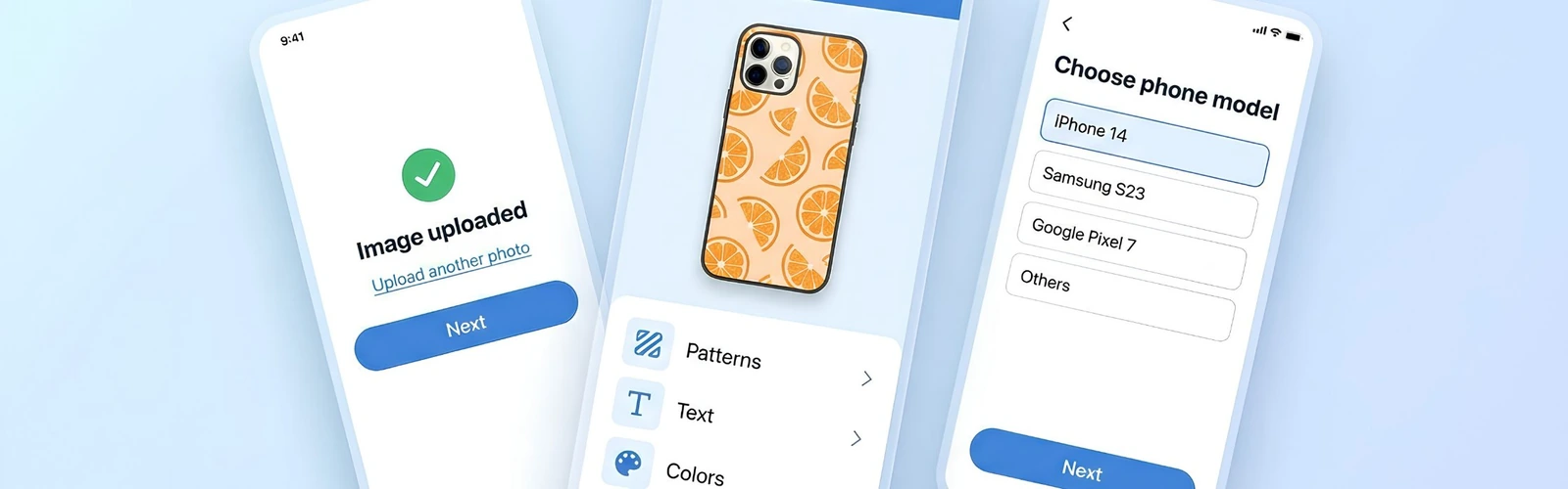 Personalized Phone Case Design App with Automated Product Ordering